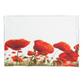 Rode papaver kussensloop (Voorkant)