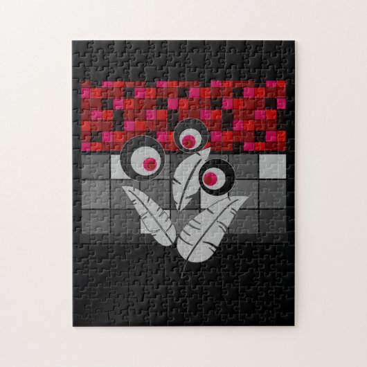 Rode papaver legpuzzel (Verticaal)