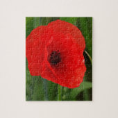 Rode papaver legpuzzel (Verticaal)