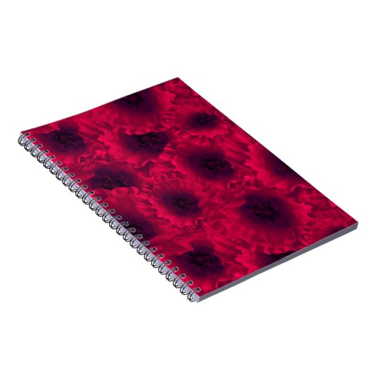 Rode papaver notitieboek (Rechterzijde)