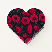 Rode papaver notitieboek (Achterkant)