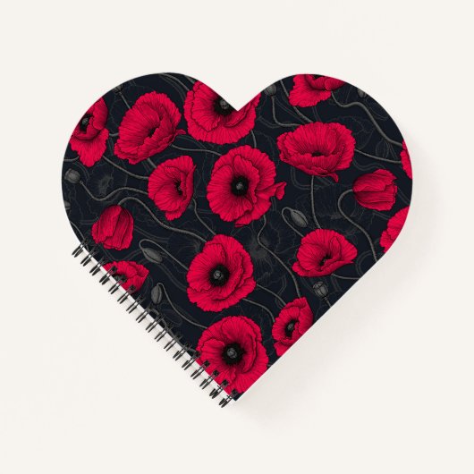 Rode papaver notitieboek (Voorkant)