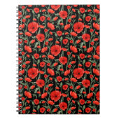 Rode papaver notitieboek (Voorkant)