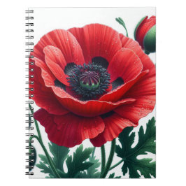 rode papaver notitieboek