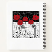 Rode papaver notitieboek (Achterkant)