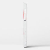 rode papaver op gevlekte grijs Case-Mate iPhone case (Achterkant / Links)