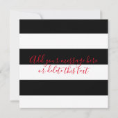 Rode papaver op zwarte & witte achtergrond (Achterkant)