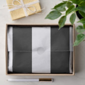 Rode papaver op zwarte & witte achtergrond tissuepapier (Geschenk)