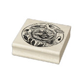 rode papaver rubberstempel (Stempel)