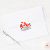 Rode papaver Stickers (Envelop)