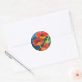 RODE PAPAVER STICKERS (Envelop)