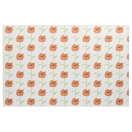 Rode papaver stof (Fat Quarter)