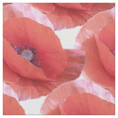 rode papaver. stof (Close Up)