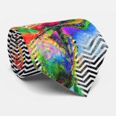 Rode papaver stropdas (Opgerold)