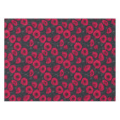 Rode papaver tafelkleed (Voorkant (Horizontaal))