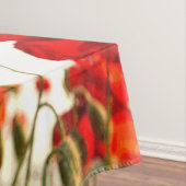 Rode papaver tafelkleed (Voorbeeld)