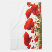 Rode papaver theedoek (Verticaal)