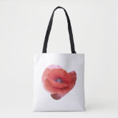 Rode papaver. tote bag (Voorkant)