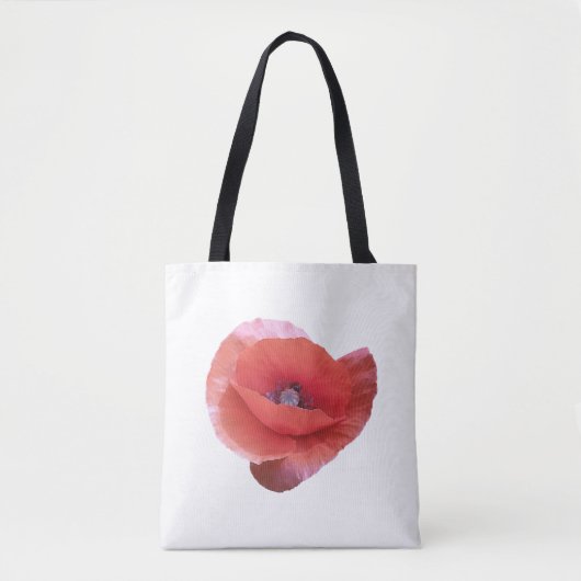 Rode papaver. tote bag (Voorkant)