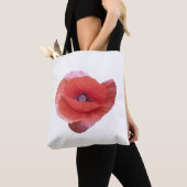 Rode papaver. tote bag (Dichtbij)