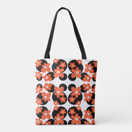 rode papaver tote bag (Achterkant)