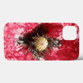  rode papaverblaasjes macroiPad draagtas Case-Mate iPhone Case (Achterkant (horizontaal))