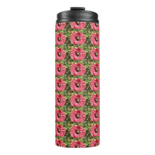  rode papaverbloem Macro Thermal Tumbler Thermosbeker