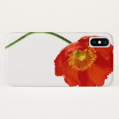 Rode papavereenvoud Case-Mate iPhone case (Achterkant (horizontaal))