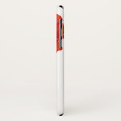 Rode papavereenvoud Case-Mate iPhone case (Achterkant/links)