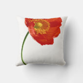 Rode papavereenvoud kussen (Achterkant)