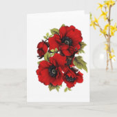  Rode papaveren, Kaart (Gele Bloem)