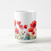 Rode papaverMok Koffiemok (Center)