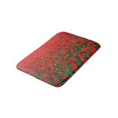 Rode papavers badmat (Gekanteld)