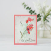  rode papavers die je gemist bent, krijgen snel go (Staand voorkant)