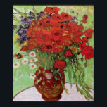 Rode papavers en Daisies van Vincent Van Gogh Poster<br><div class="desc">Red Poppies en Daisies. Geschilderd door Vincent Van Gogh in 1890. Dit afbeelding is openbaar.</div>