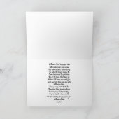 Rode papavers, in Vlaanderen Fields gedicht Kaart (Binnen)