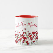 Rode papavers mok (Midden)