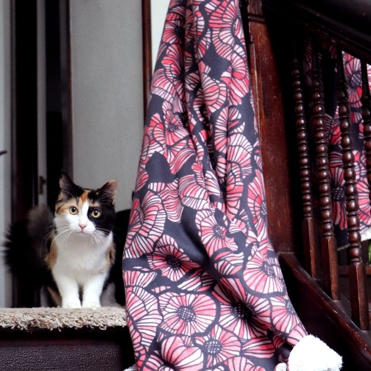Rode papavers Rode bloemen zomertuin Sherpa Deken