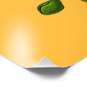 Rode papavertekening foto afdruk (Hoek)