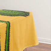 Rode papavertekening tafelkleed (Voorbeeld)