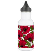 Rode papavertuin 2 waterfles  (Rechts)