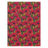 Rode papavertuin tafelkleed (Voorkant)