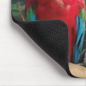 Rode papegaaien muismat (Hoek)