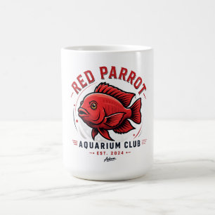 Rode Papegaaivis T-shirt Koffiemok