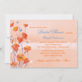 Rode paporoien, gekleurd Vrijgezellenfeest Kaart