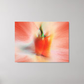 Rode Paprika, Aanpasbare Abstracte Voedsel Thema Canvas Afdruk (Voorkant)