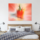 Rode Paprika, Aanpasbare Abstracte Voedsel Thema Canvas Afdruk (Insitu (Slaapkamer))