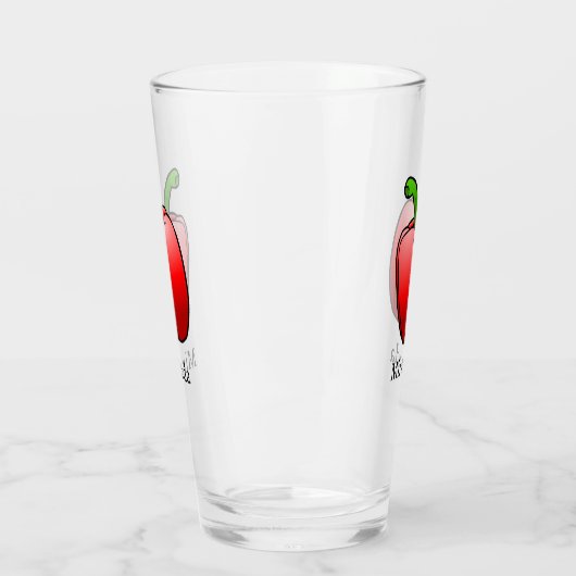 Rode Paprika Glas (Links)