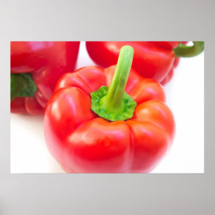 Rode paprika poster