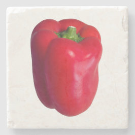 Rode Paprika Stenen Onderzetter